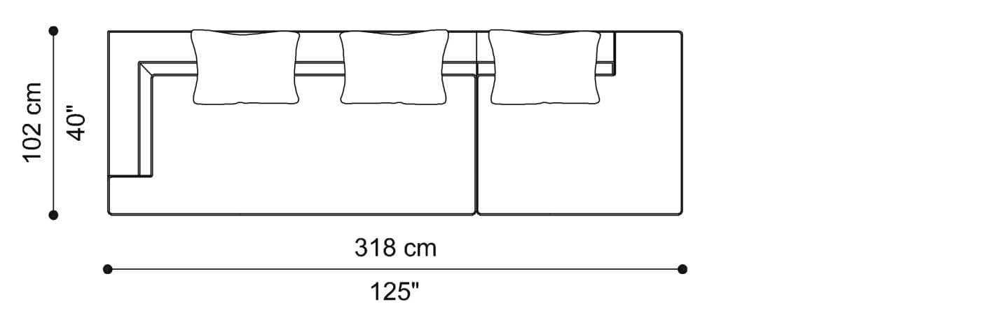 Ткань диван Gianfranco Ferré Home LEICESTER ARCH-00083102 - Вид №1