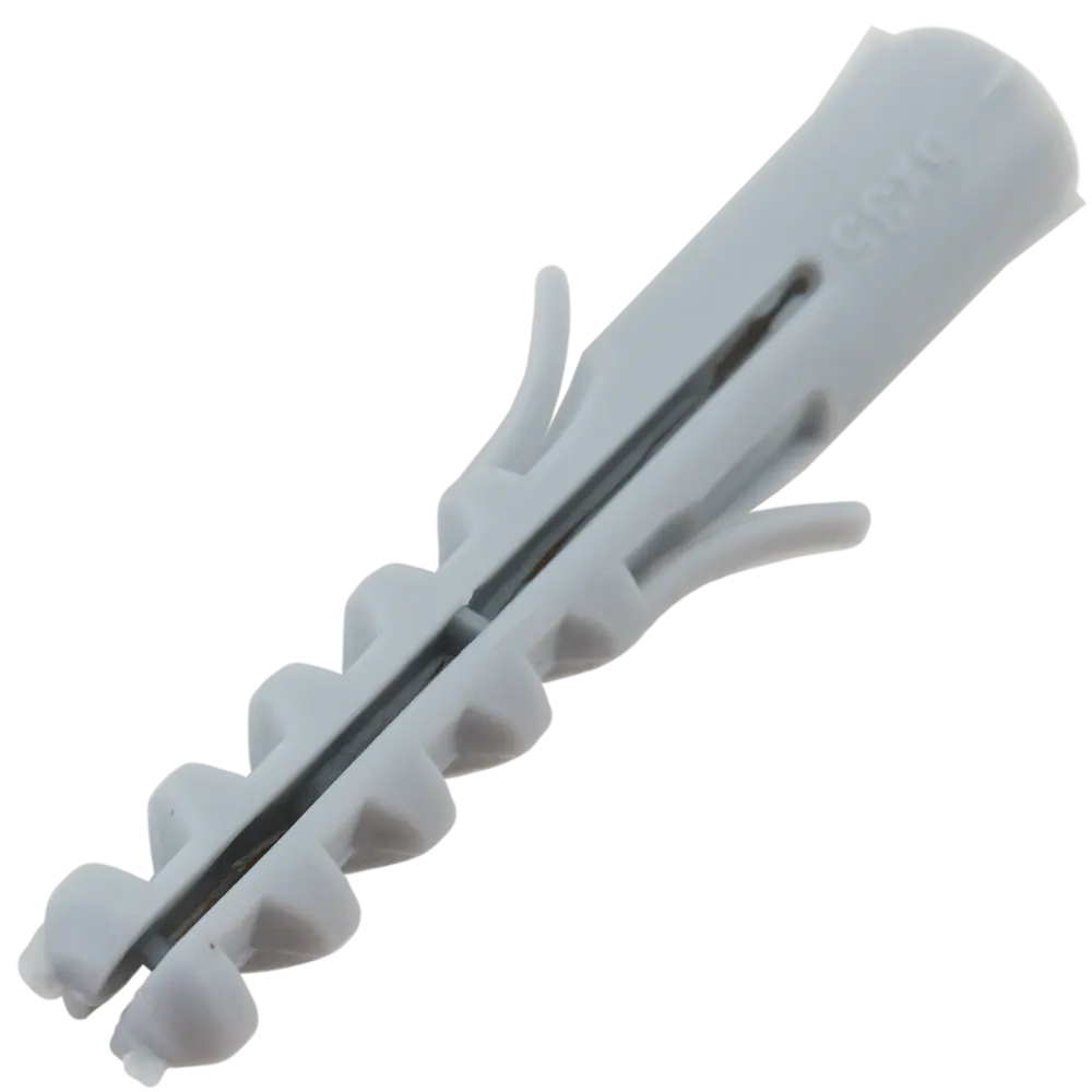 Дюбель с усами для полнотелых материалов 6х35 мм полипропилен цвет серый 200 шт НЕВСКИЙ КРЕПЕЖ STLM-2152981 - Вид №1