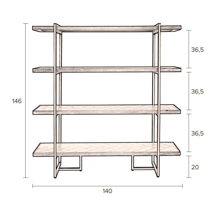 Стеллаж Class Dutchbone 4200010 - Вид №8