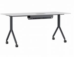 Ersa Стол из ламината со складывающейся столешницей и системой управления кабелями Gavina