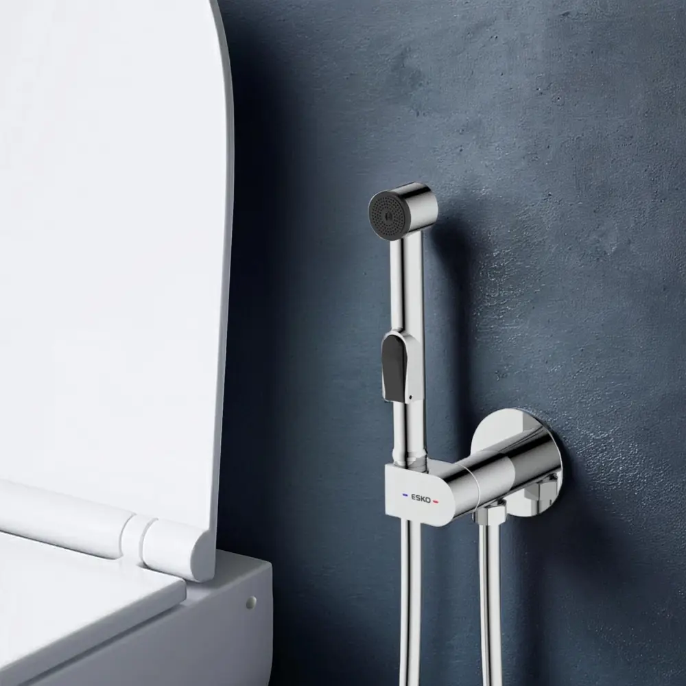 Гигиенический душ Esko Marburg со смесителем цвет хром STLM-2056471 - Вид №1