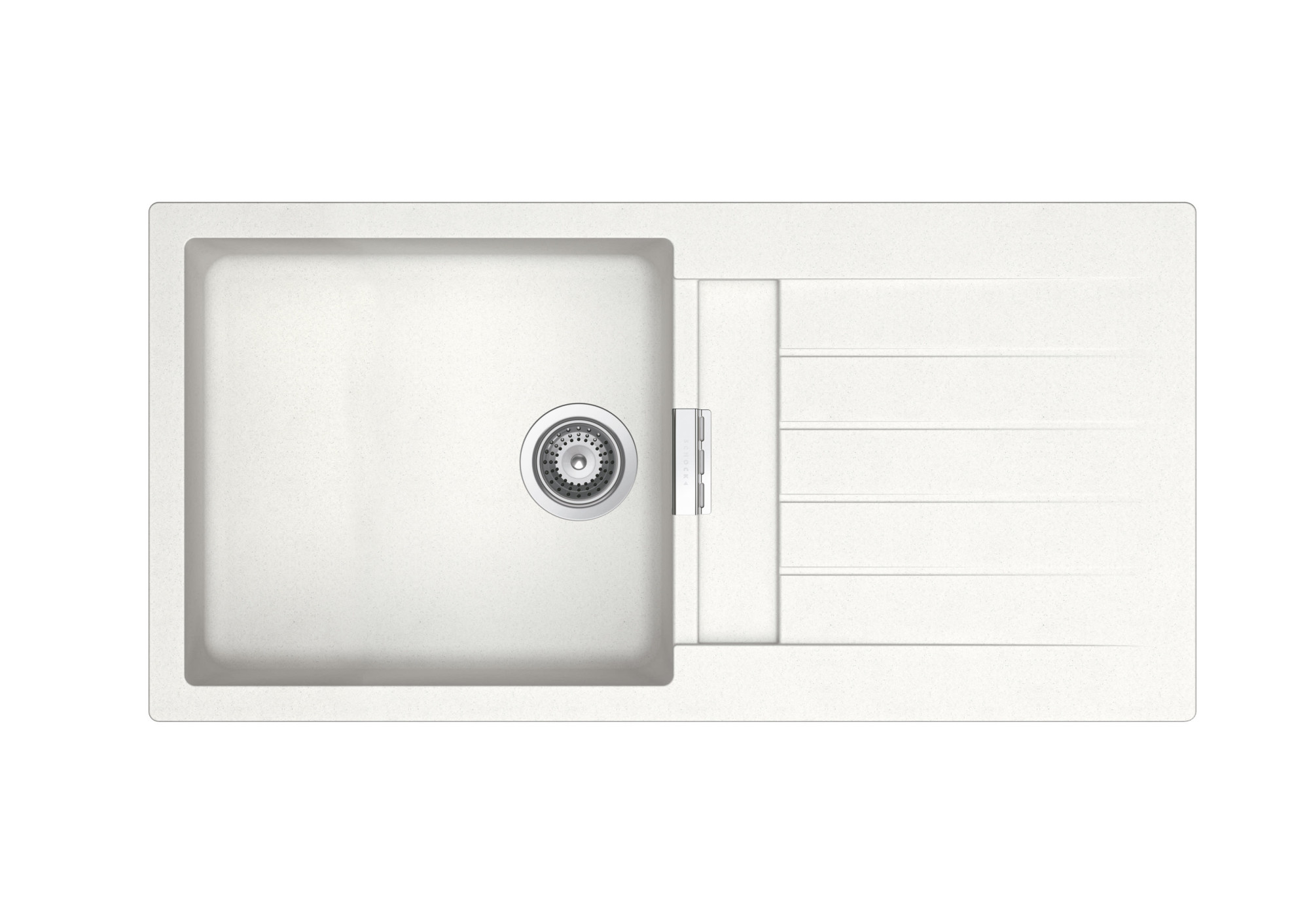 A880130020 Двусторонняя мойка с 1 чашей из QUARZEX® ROCA Oslo