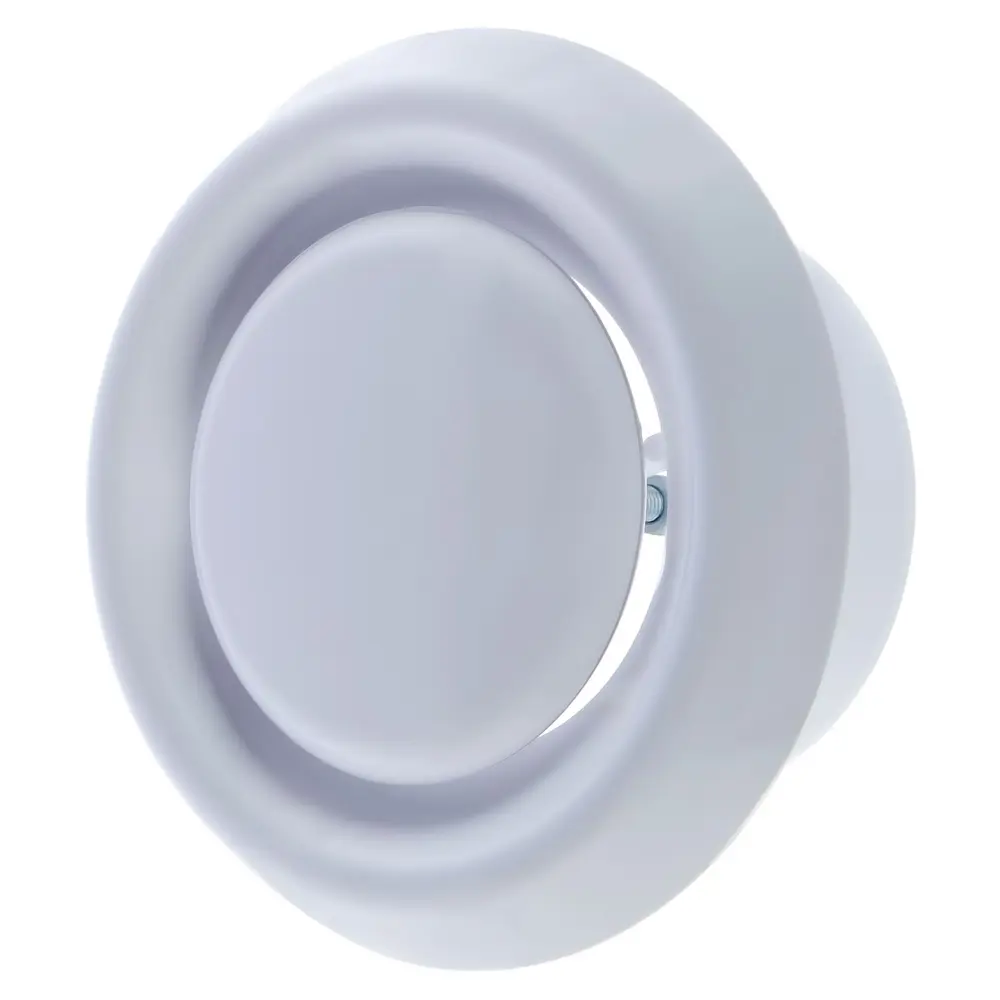 Анемостат с фланцем Вентс А 100 ВРФ D100 мм ABS-пластик цвет белый STLM-2125414