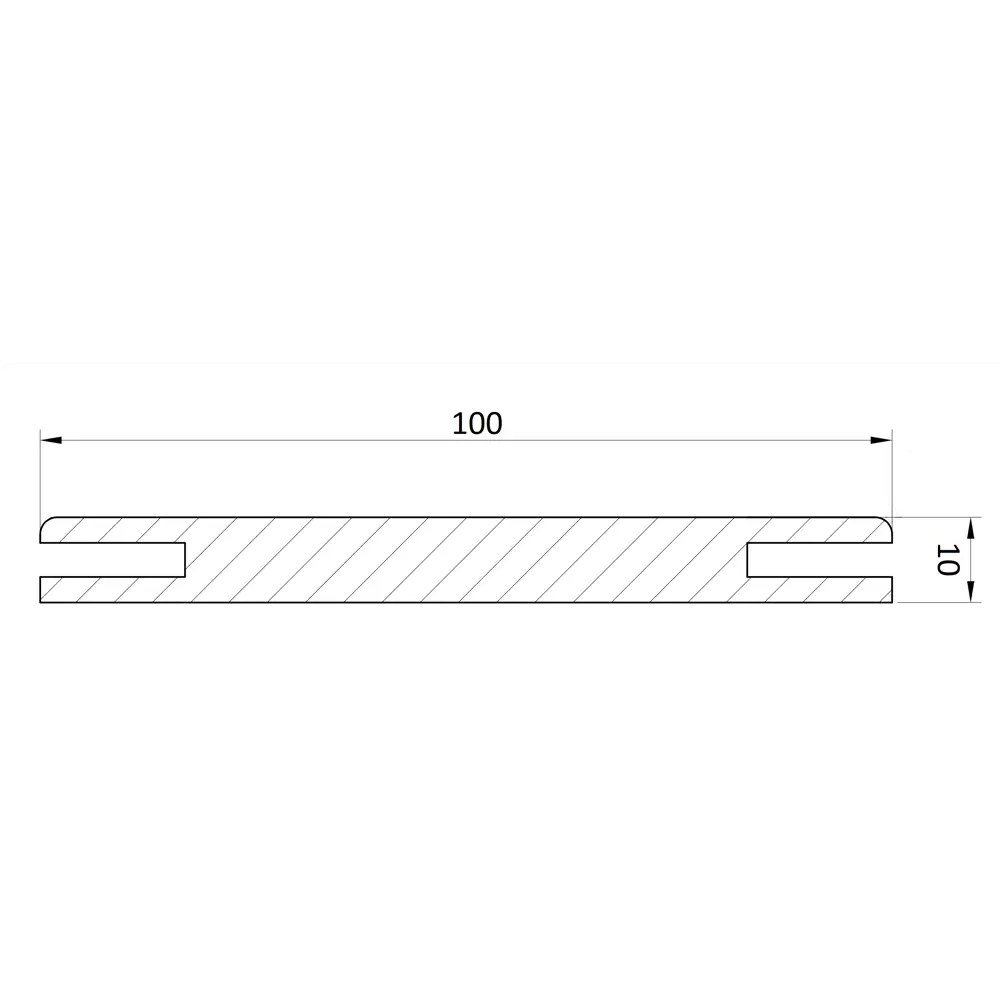 Добор телескопический Нова 2070x100x10 мм ПВХ ламинация цвет ясень ривьера крем CASAPORTE STLM-2174248 - Вид №3