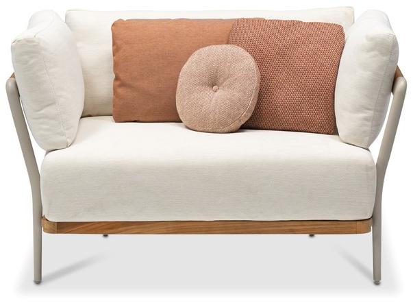 MANUTTI Садовое кресло с подлокотниками, обитое тканью Flex 1s / 1s048 - Вид №4