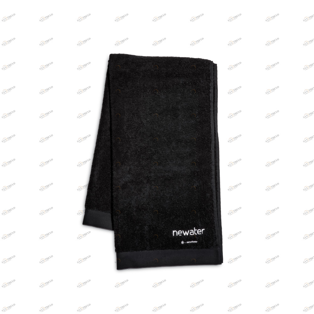 Черное полотенце 100х150 см  NEWFORM Италия 66910.85.007