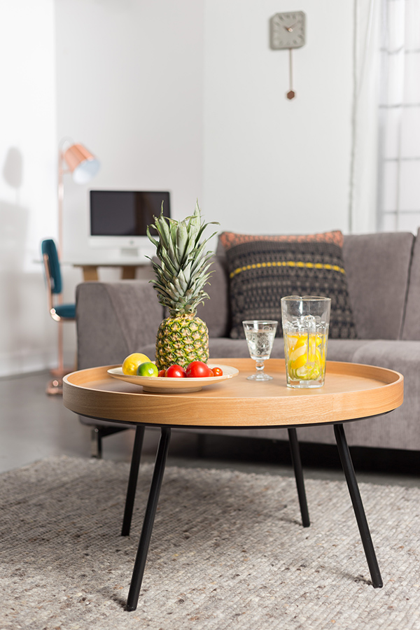 Стол журнальный низкий Oak Tray Zuiver 2200009 - Вид №2