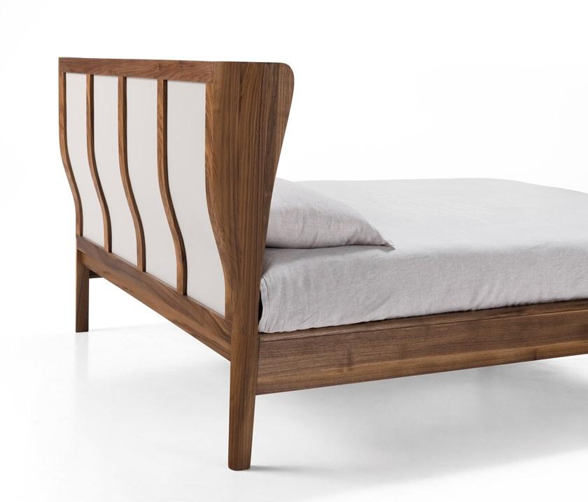Arte Brotto Двуспальная кровать в современном стиле из орехового дерева Leonardo L973n - Вид №2