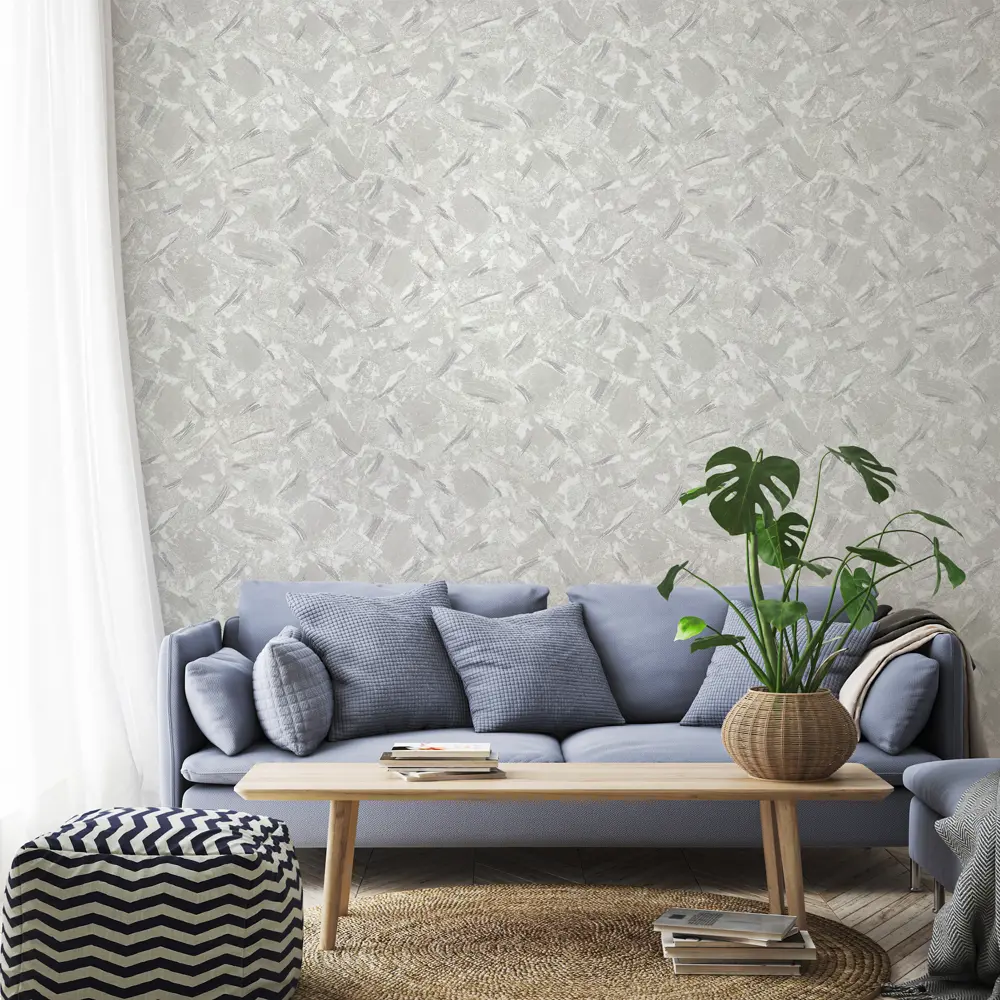 Обои флизелиновые Palitra Home Good серые 1.06 м HC31174-44 STLM-2156517 - Вид №3