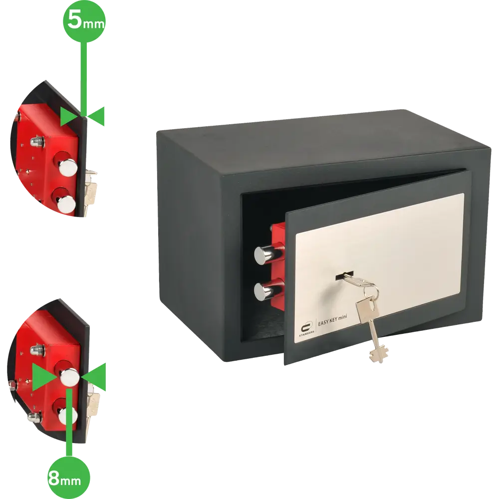 Сейф мебельный Standers N2, ключевой замок, 9 л STLM-2076629 - Вид №10