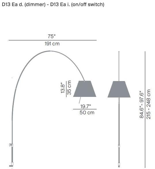 LUCEPLAN Регулируемый светодиодный настенный светильник из поликарбоната Lady costanza sun-id-1454072 - Вид №2