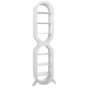 Стеллаж белый дизайнерский "Цикл" от Odingeniy ODINGENIY ЦИКЛ 178349 Белый