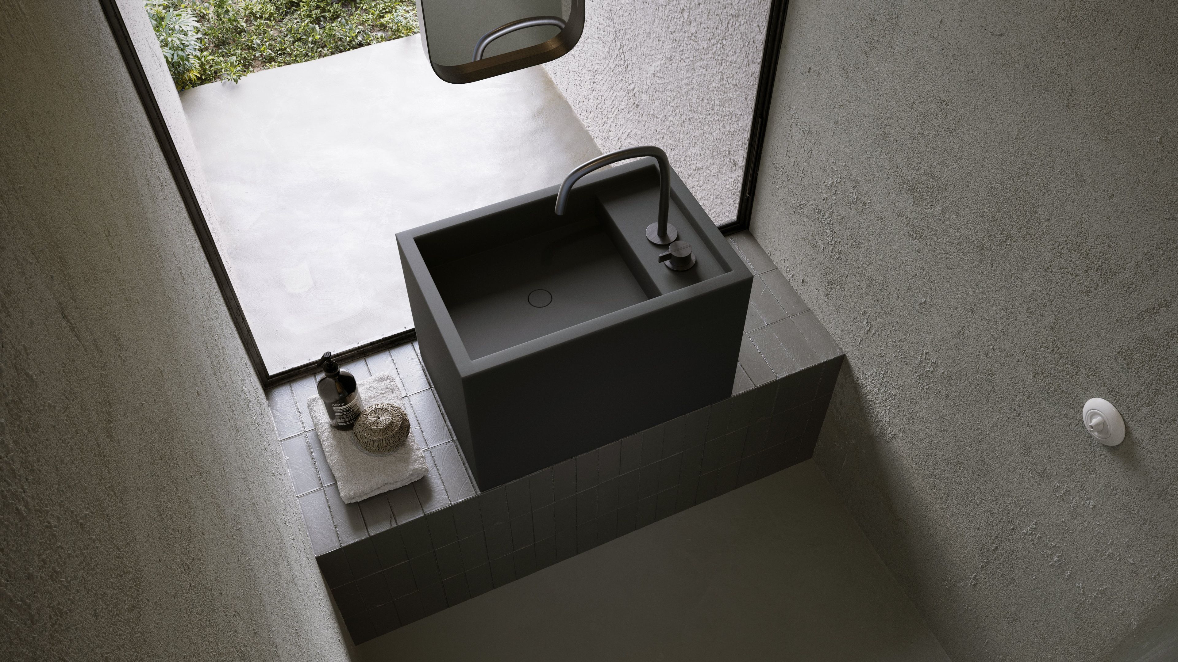 Одиночный подвесной умывальник из натурального камня COCOON Piet Boon ARCH-00052049 - Вид №46