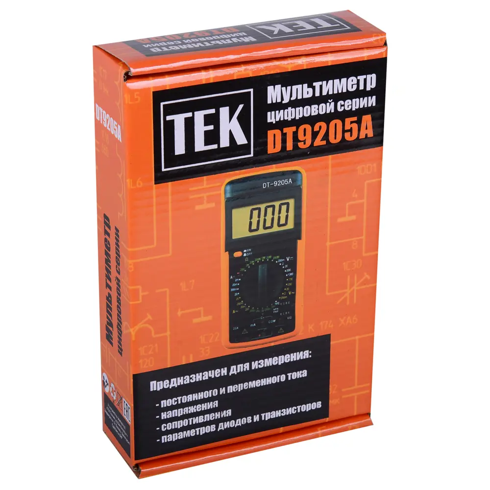 Мультиметр цифровой DT9205А Santreyd STLM-2037250 - Вид №2