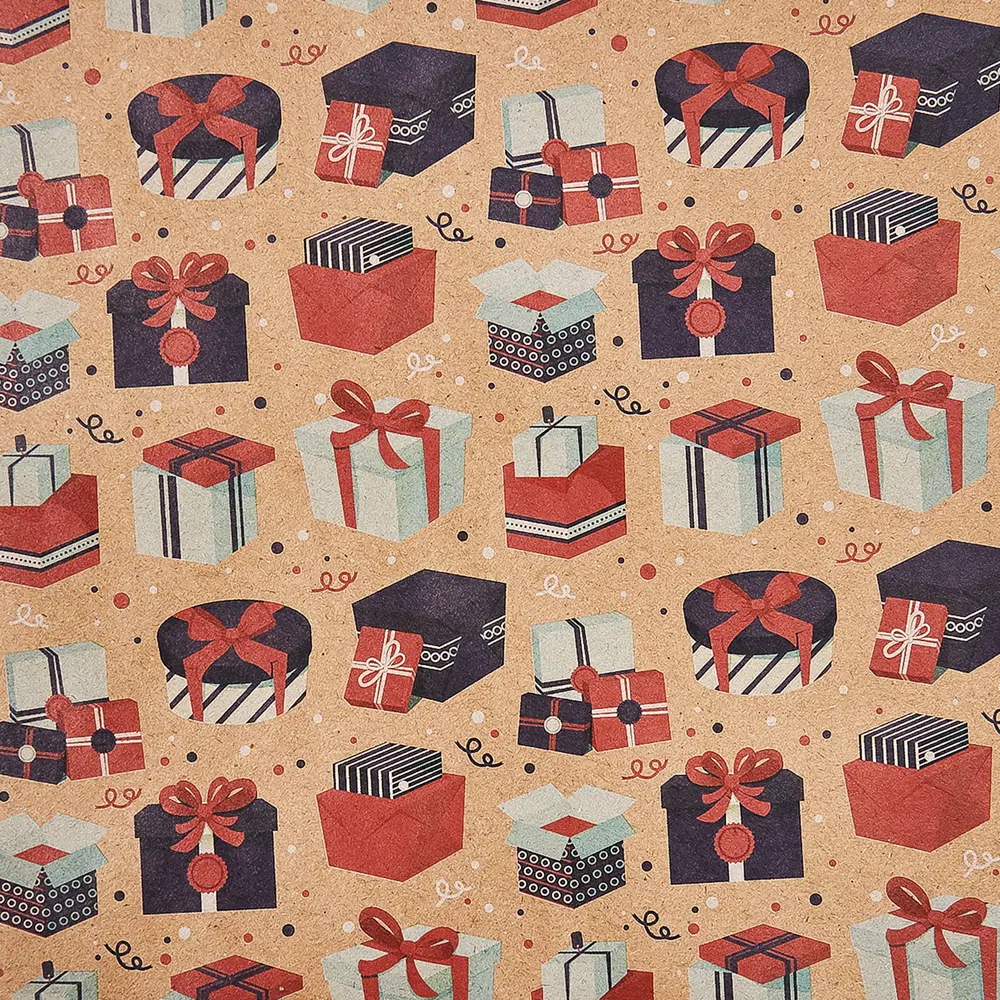 Бумага упаковочная крафт «Игрушки» 50х70/2 листа Симфония STLM-2134784