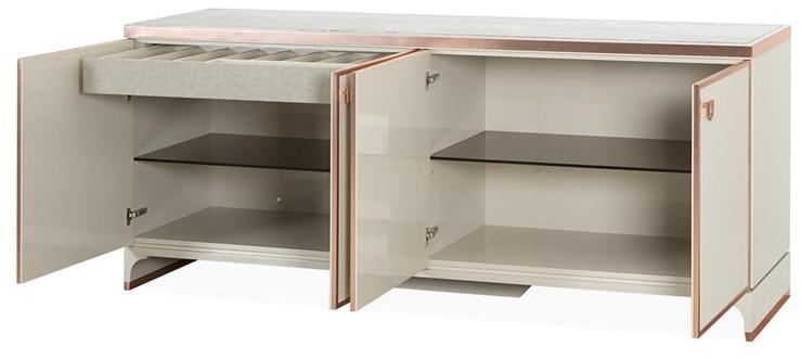 Stylish Club Буфет из лакированной древесины с распашными дверцами Cocktail Scf.c10 - Вид №2