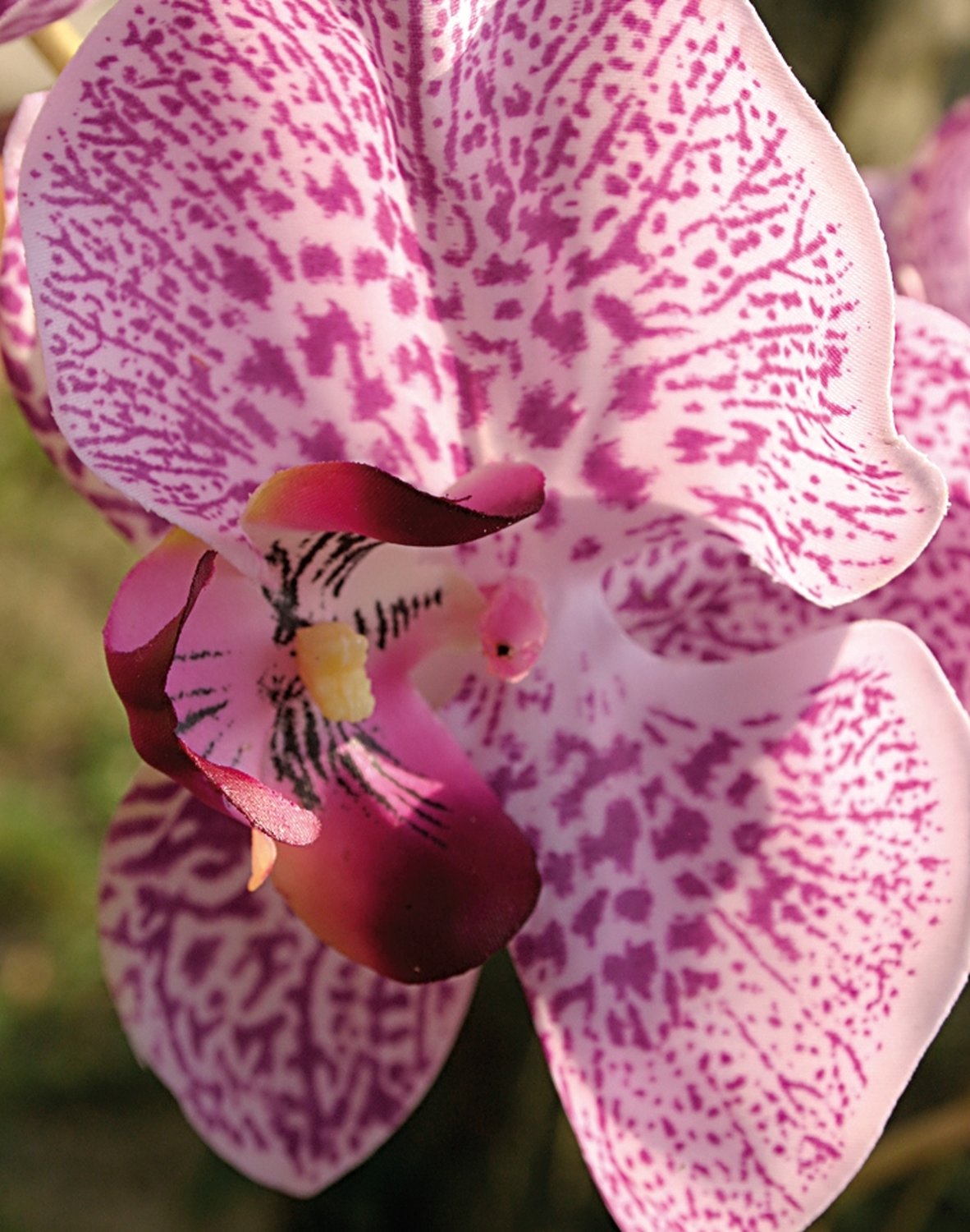 2832 227 a3 Искусственная орхидея Phalaenopsis, горшечная, 100 см, real touch, светло-фиолетовый-темно-фиолетовый H-andreas 