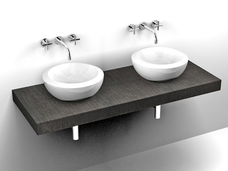 Двойной подвесной шкаф для умывальника из ламината FIT INTERIORS BASE ARCH-00079092