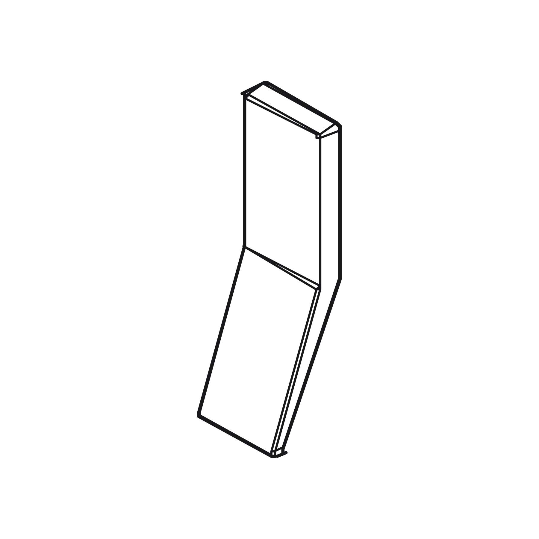 24724 SALGAR Ручка UNIIQ Комплект из 3 шт. Для тумбы под умывальник ЧЕРНЫЙ  - Вид №2