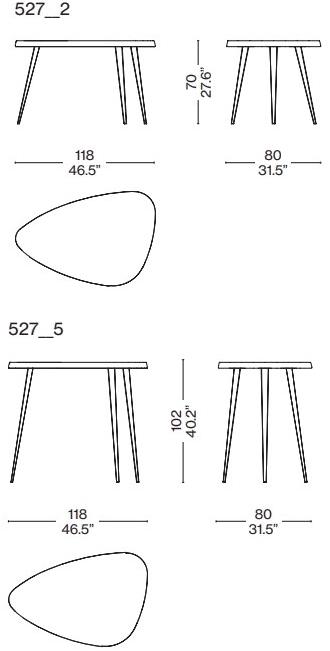 Cassina Деревянный стол sun-id-1425344 - Вид №4