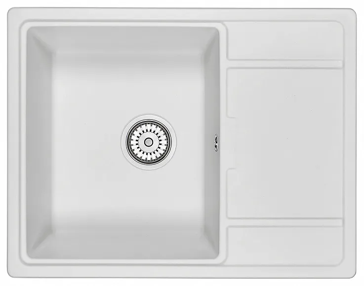 6503, АРКТИК (БЕЛЫЙ), кухонная мойка, кварц