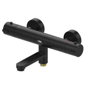 Смеситель термостатический KONSENSA Нарни YH5418-1PC с изливом цвет черный матовый