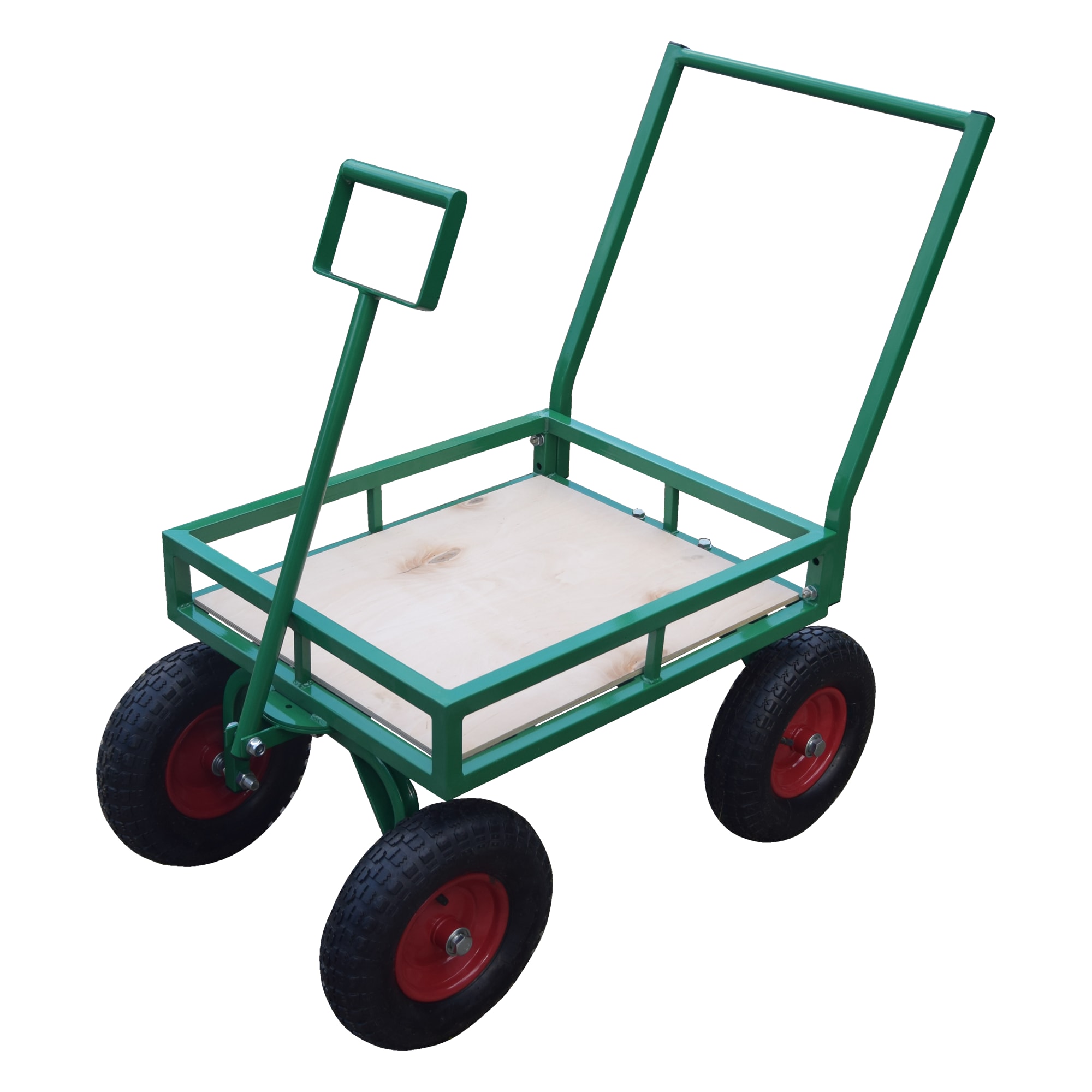 82814116 Тележка 4 колеса 105x55.5x98 см надутое колесо неоткидной борт Santreyd 