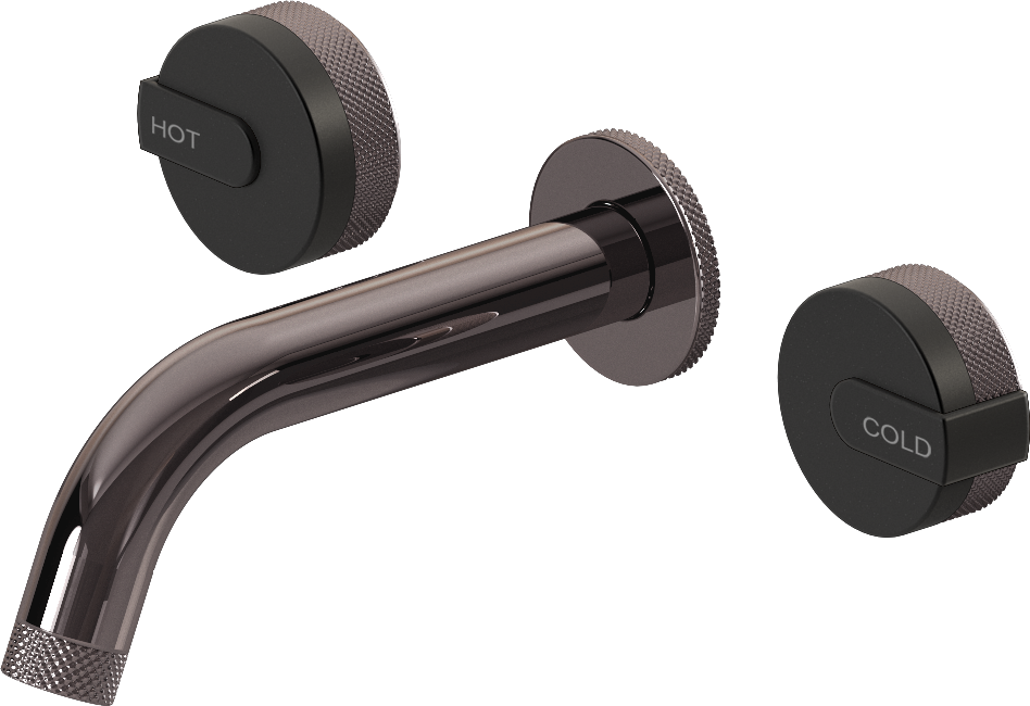 E-11530-R1MBK-L1MBK-OX Смеситель для умывальника из 19,1см носикем (внешняя часть) GRAFF MOD+