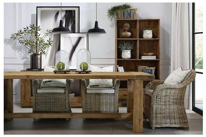 Arrediorg.it® Прямоугольный кухонный стол из массива дерева Woodside Ah712 table  - Вид №4