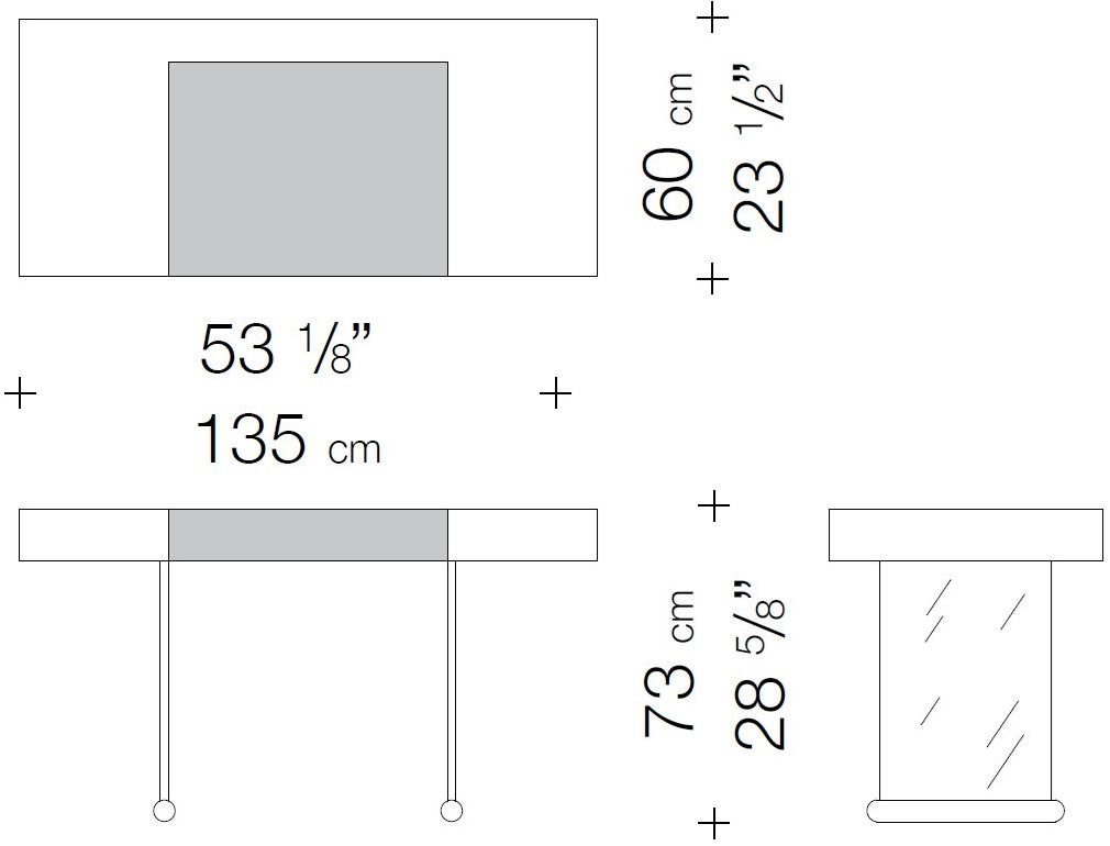 Garbarino Дубовый стол с ящиками Elementare Brera  - Вид №1