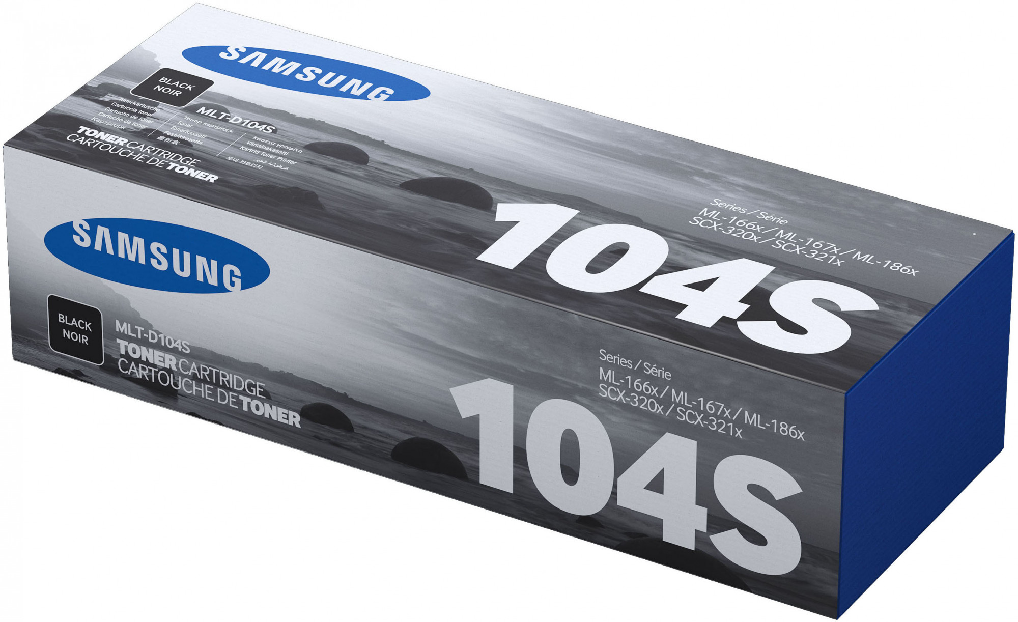 SU748A Samsung mlt-d104s black toner cartridge HP Santreyd 