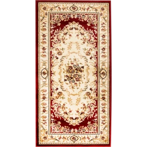 Ковер полипропилен Fortune L006B 80x150 см цвет красный