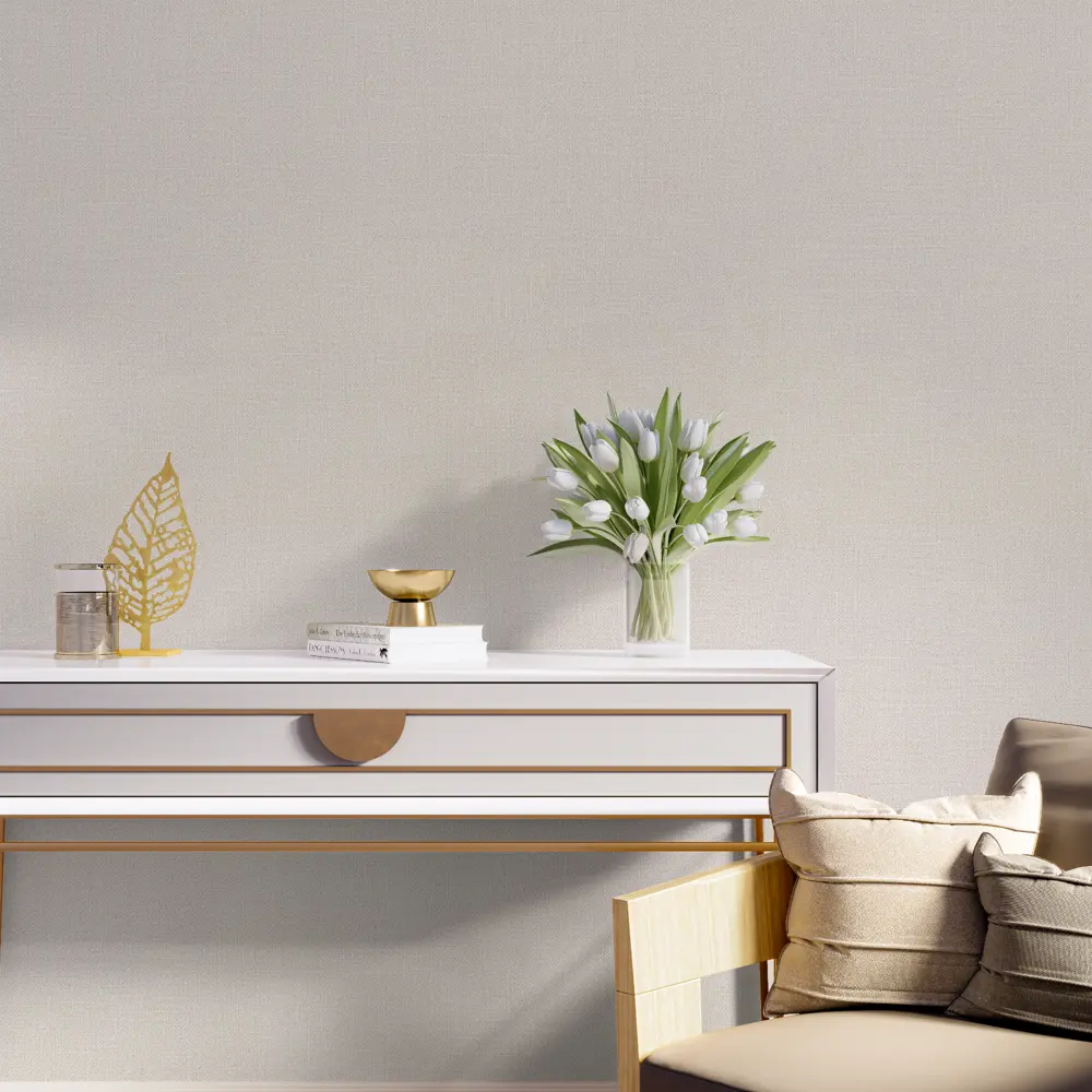 Обои флизелиновые Palitra Simple Twid светло-бежевые 1.06 м SP72618-18 STLM-2157828 - Вид №5