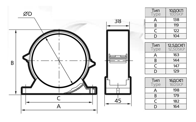 Держатель-соединитель круглого канала 12,5ДСКП Santreyd 01-0502-009 - Вид №1