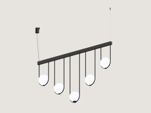 Затемняемый железный светодиодный подвесной светильник