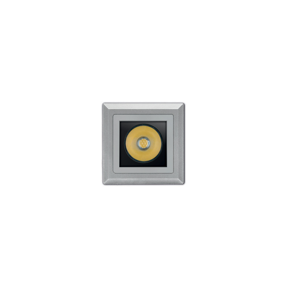 8470017 Встраиваемый в пешеходный пол Platek NANO FULL INOX QUADRATO  NANO FULL INOX - 1 LED 3000K Elliptical 