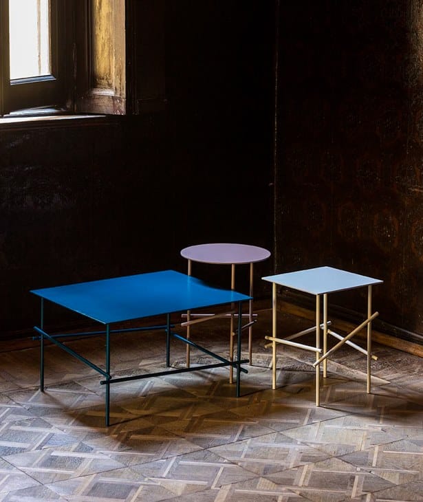 Круглый стальной журнальный столик MOROSO Shanghai Tip ARCH-00073862 - Вид №1