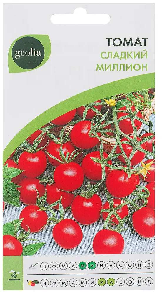 Томат GEOLIA Сладкий миллион - ранний урожайный сорт для теплиц 17585324