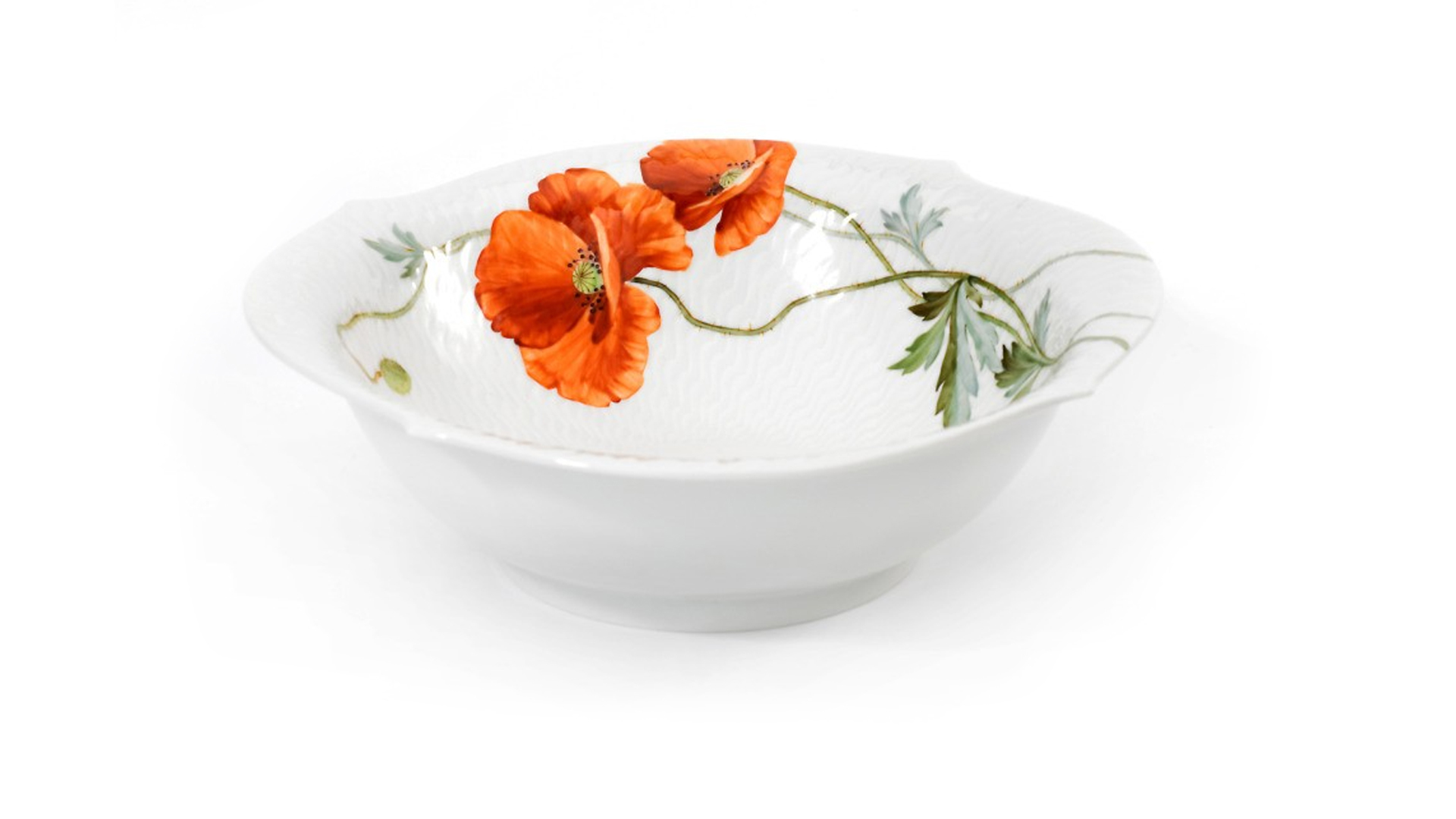 10598663 Meissen Сервиз столовый 6/22 "Игра волн, рельеф, маки" Фарфор  - Вид №3