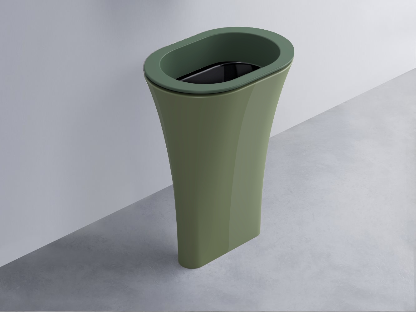 AMLA65-MU+AMPILO-N+AMCOLO-AG Раковина Amedeo Ovale отдельностоящая cielo Enjoy + Amedeo Ceramica Cielo