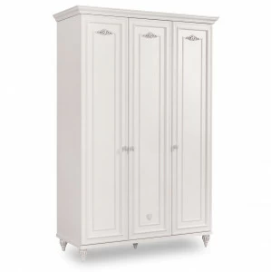 Шкаф трехстворчатый белый распашной Romanticа CILEK ROMANTICA 00-3832573 Белый