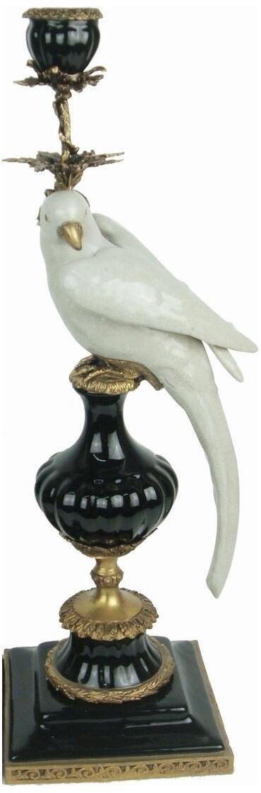 90155139 Подсвечник 46 см 31G2538/E567BC/U1/WHITE STLM-0118288 GLASAR