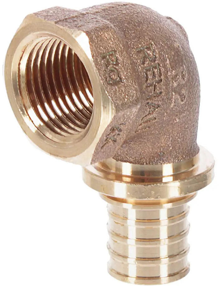 81956041 Угол комбинированный 90° Rehau 3/4"x20 мм ВР бронза 13660971001 STLM-0015315