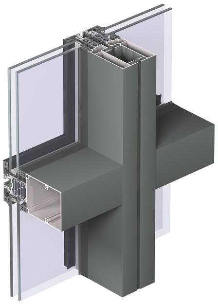Reynaers Aluminium Сплошная фасадная система из алюминия Curtain wall sun-id-1347951 - Вид №4