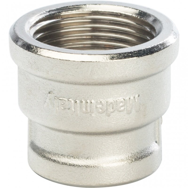 Муфта переходная ВВ 3/4х1/2" никель STOUT SFT0006003412 - Вид №1