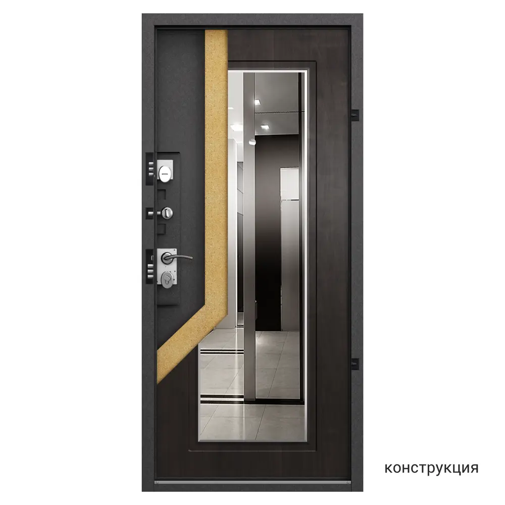 Дверь входная металлическая Грата 950 мм левая цвет скай мореный TOREX STLM-2164696 - Вид №17