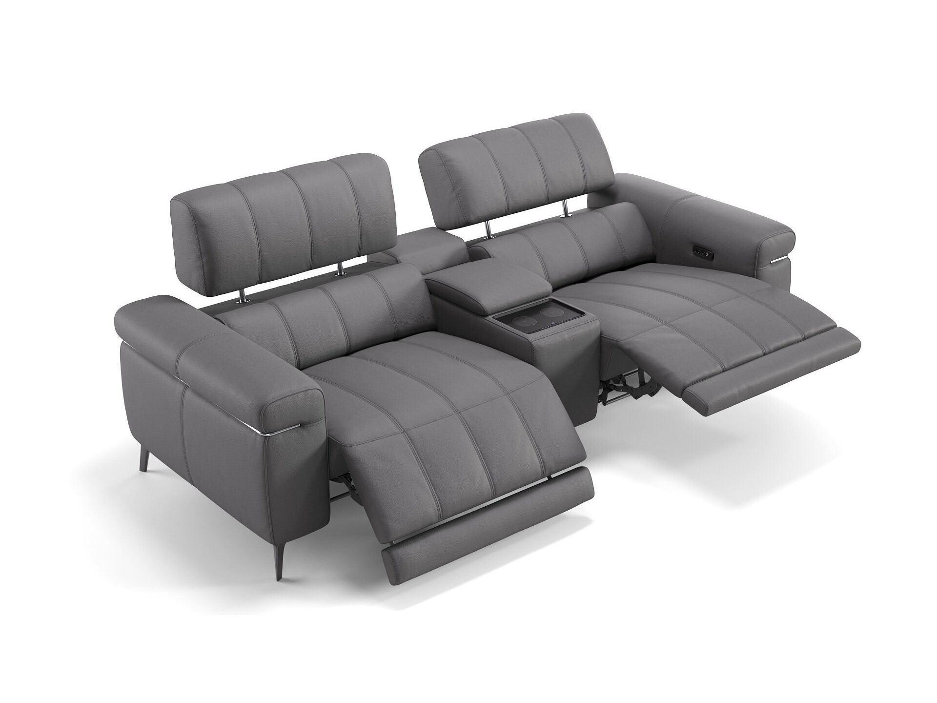 2 местный домашний кинотеатр кожаный диван Sofanella Soleto ARCH-00132022