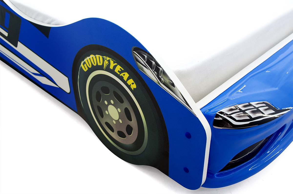 Детская кровать-машина синяя "Супра" БЕЛЬМАРКО  00-3873172 Синий Santreyd  - Вид №7