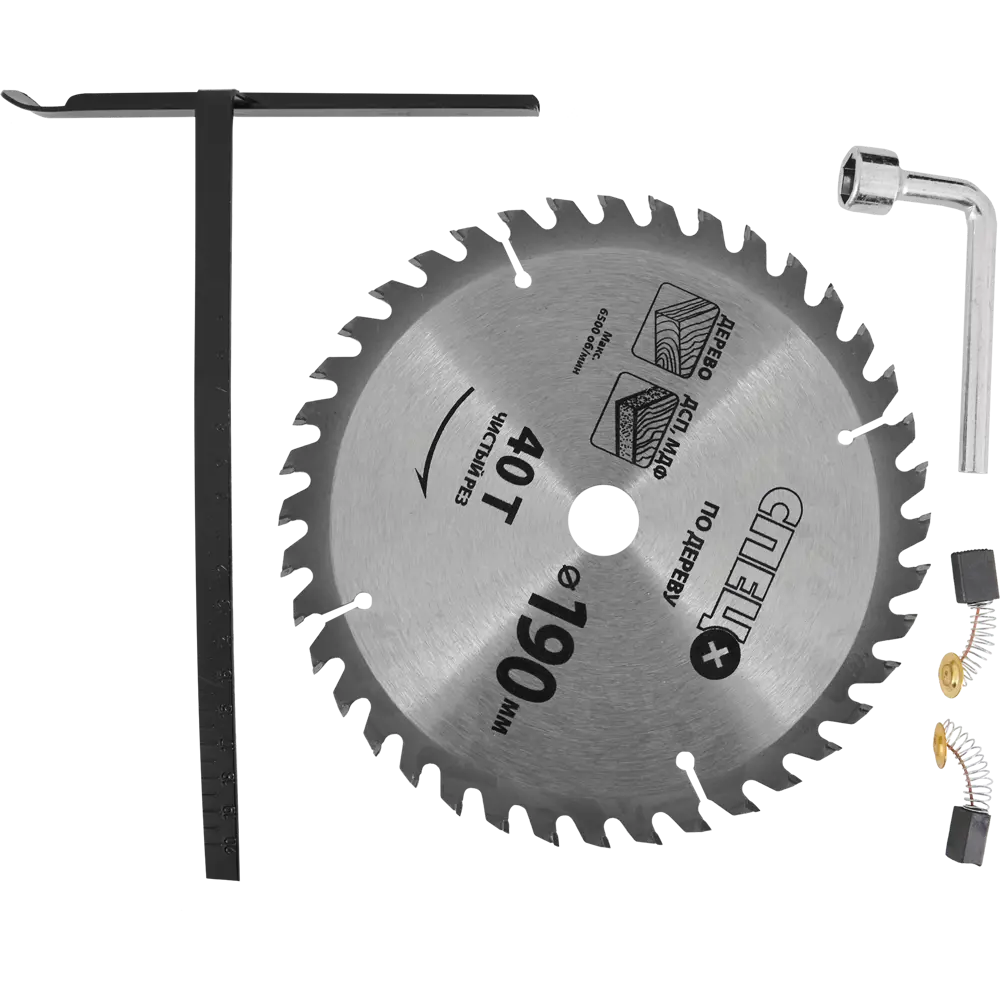 Пила циркулярная Спец БЦП-1400, 1500Вт, 190 мм STLM-2025635 - Вид №5