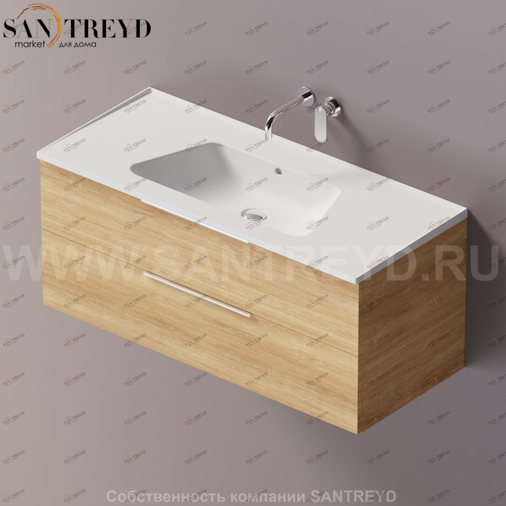 Flaminia BLOOM Тумба под раковину 120 см с 2 ящиками BBX949.WR Ceramica Flaminia